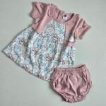 Baby Girls Cotton Frock with Bloomer