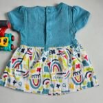 Baby Girls Cotton Frock with Bloomer - Image 3